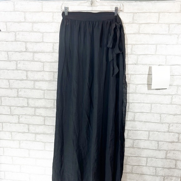 Shein black wrap tie coverup size Medium - Picture 1 of 9